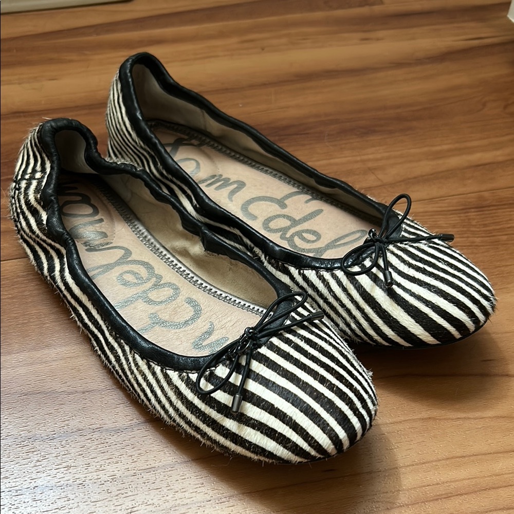 Sam Edelman Striped Ballet Flats